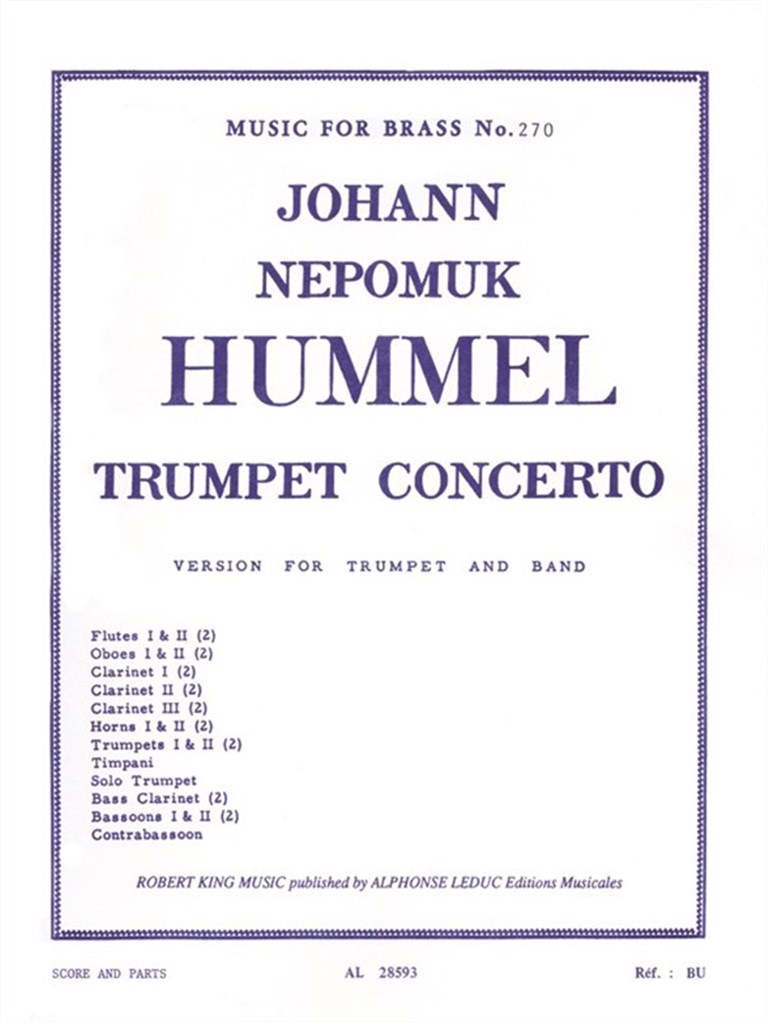 Johann Nepomuk Hummel: Trumpet Concerto